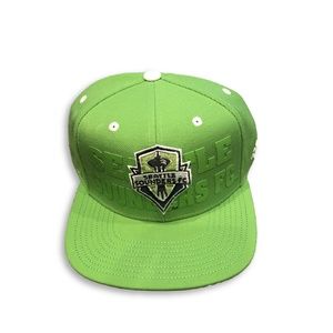 NWT Seattle Sounders adidas Academy Snapback Hat